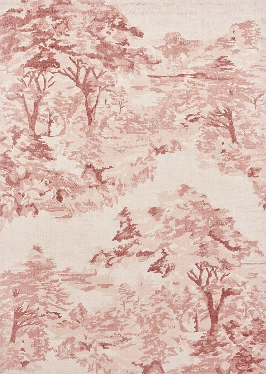 Tapis Landscape Toile Rose Clair