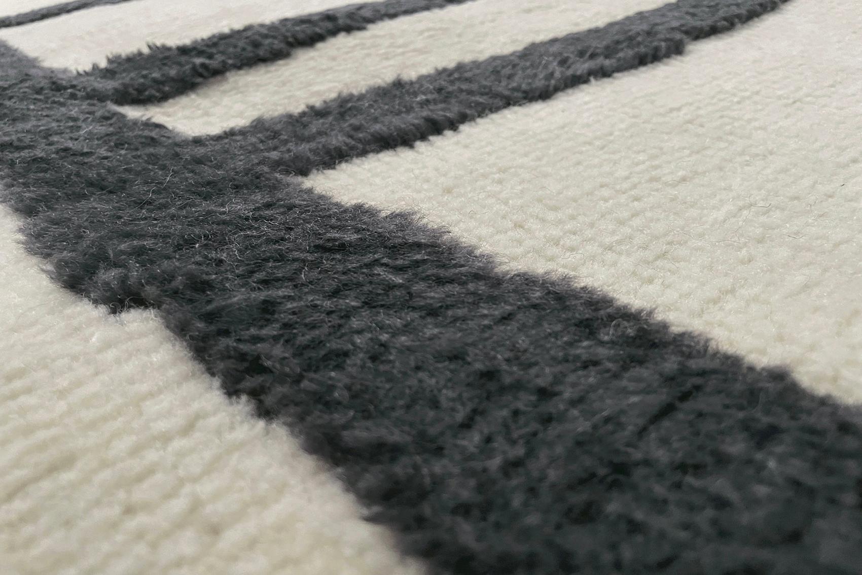 Tapis Cocoon 3 écru | Taille: 200 x 300 cm