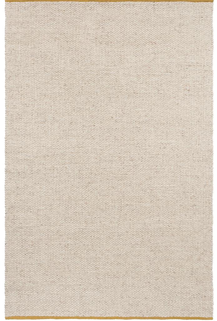 Tapis Artisan Matière Uni Blanc Chaud