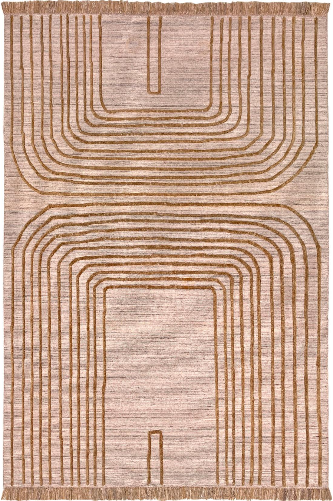 Tapis Flow 1 Misty Rose tissé à plat