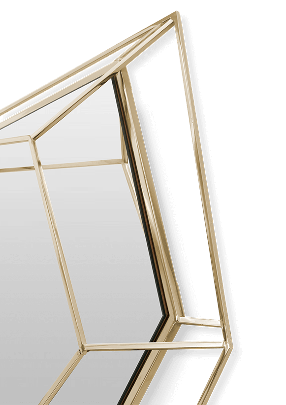 Petit Miroir Mural Lustre
