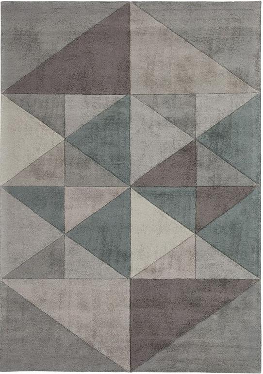 Tapis Triangles Ciel