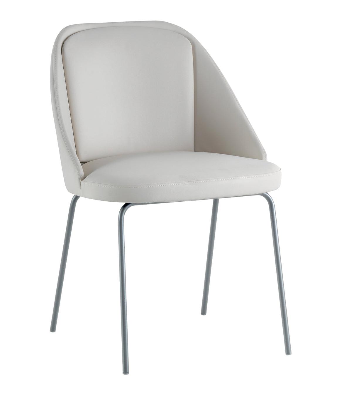 Chaise en cuir Amy
