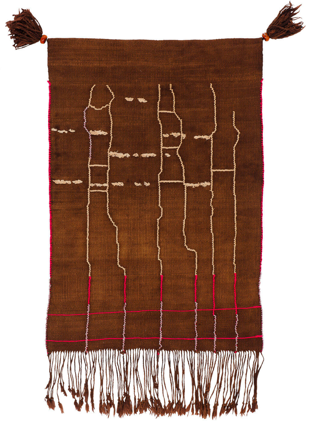 Tapis Cache Sexe Rouge Blanc 2