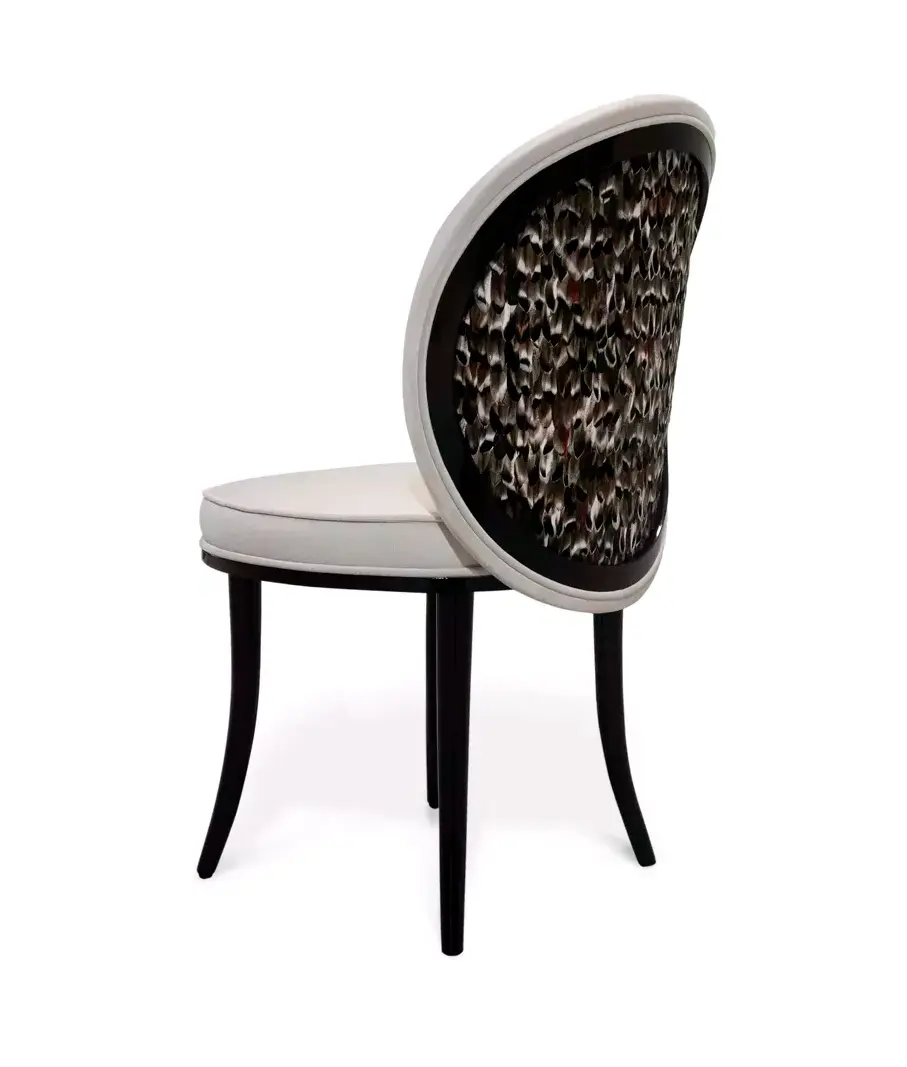 Chaise de Salle à Manger Merveille Dos Plumes Folie