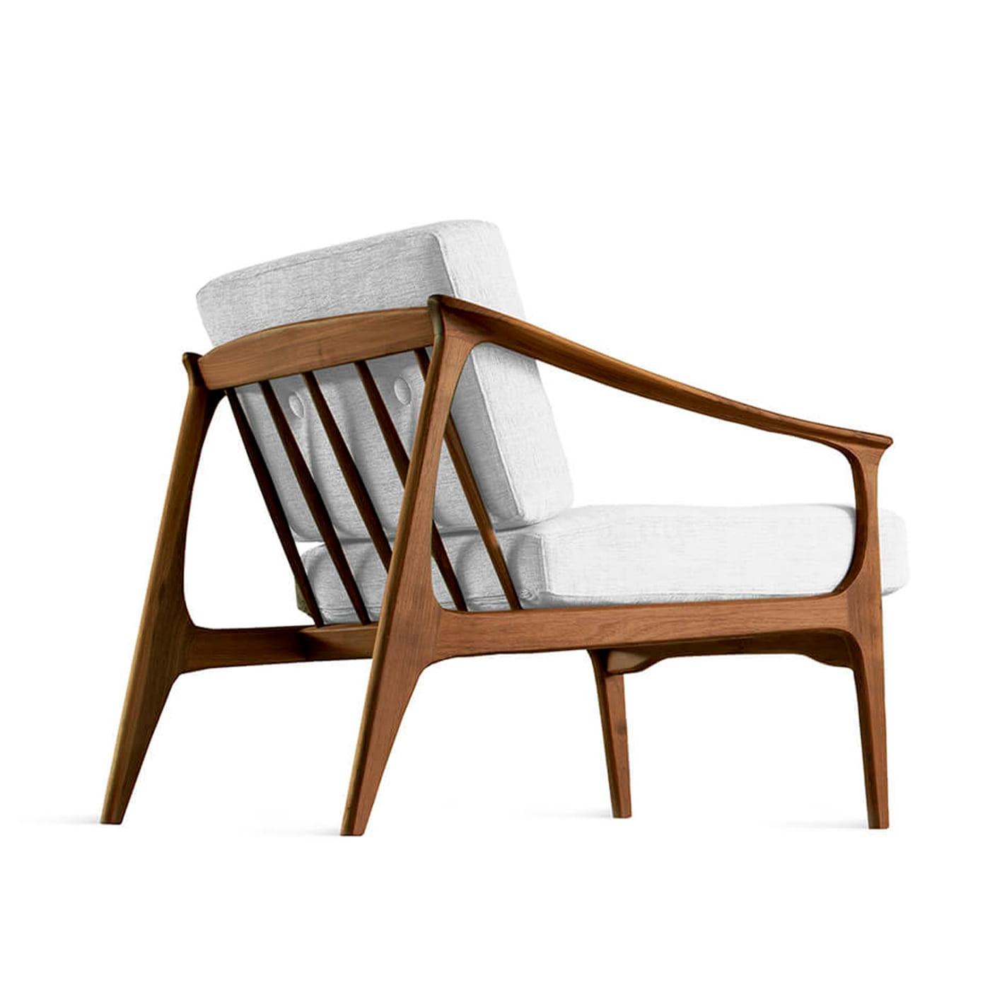 Fauteuil Quiete en Noyer Massif Naturel