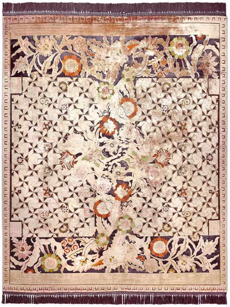Tapis tissé main Floral Versus | Taille: 274 x 365 cm