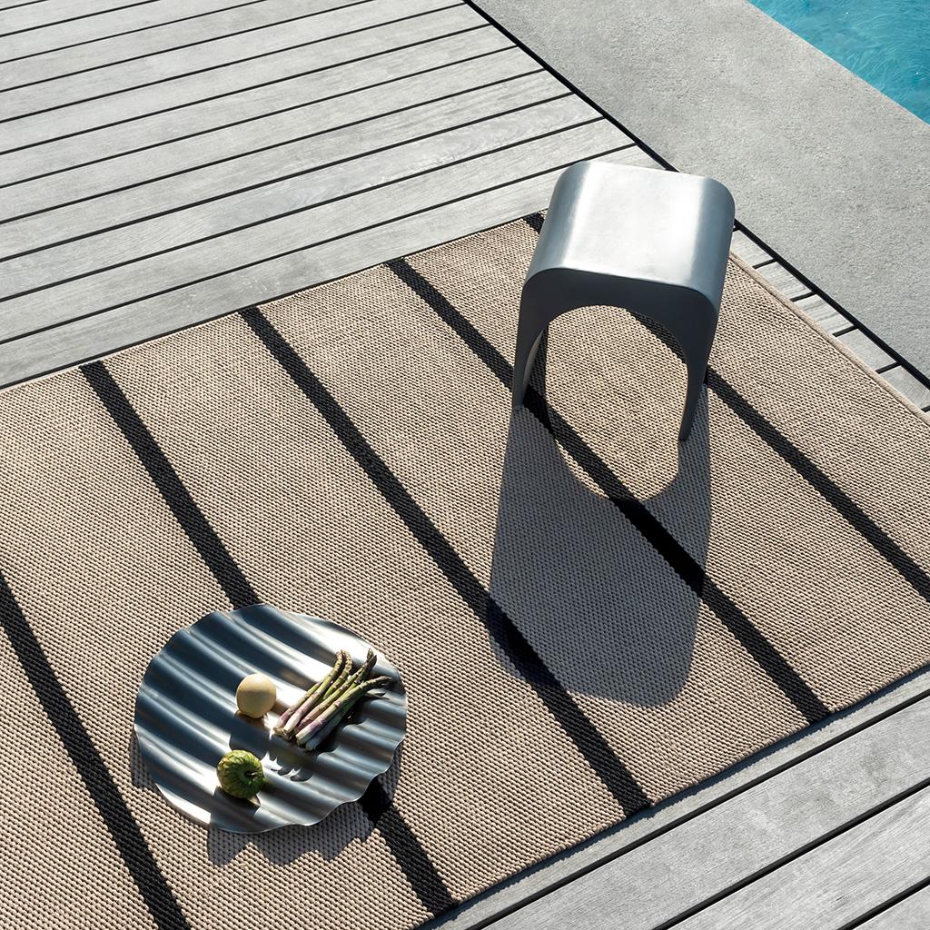 Tapis d’extérieur Deck Noir Charbon
