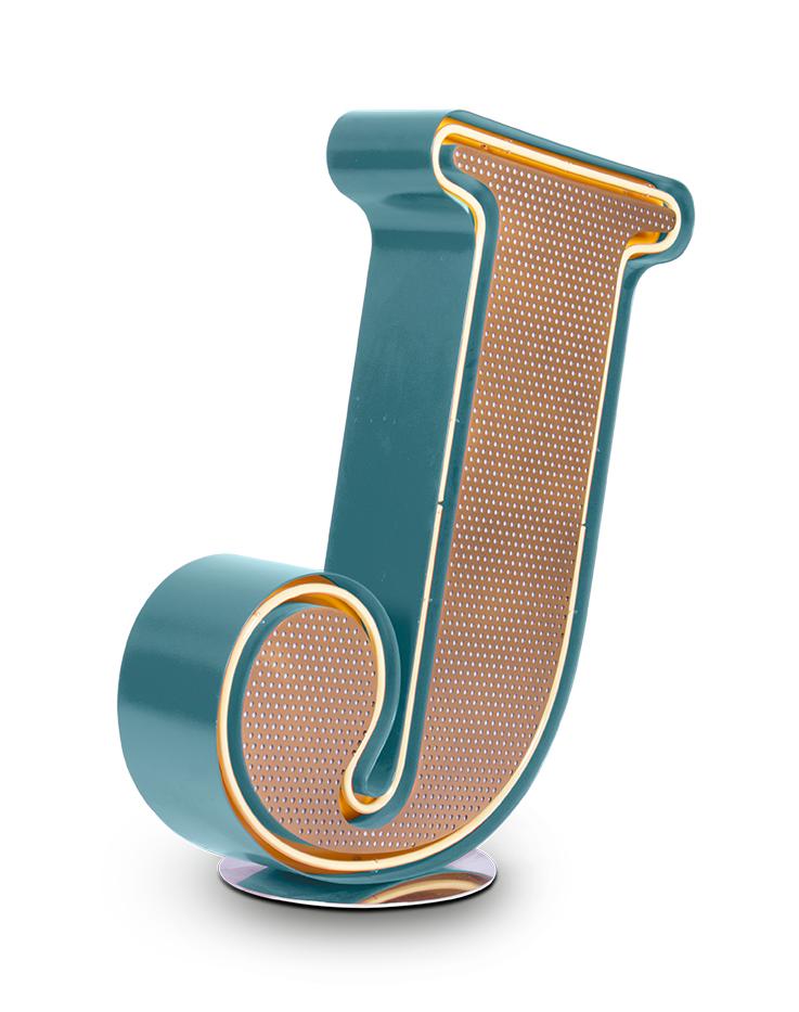 Lettre Lumineuse Joyful J