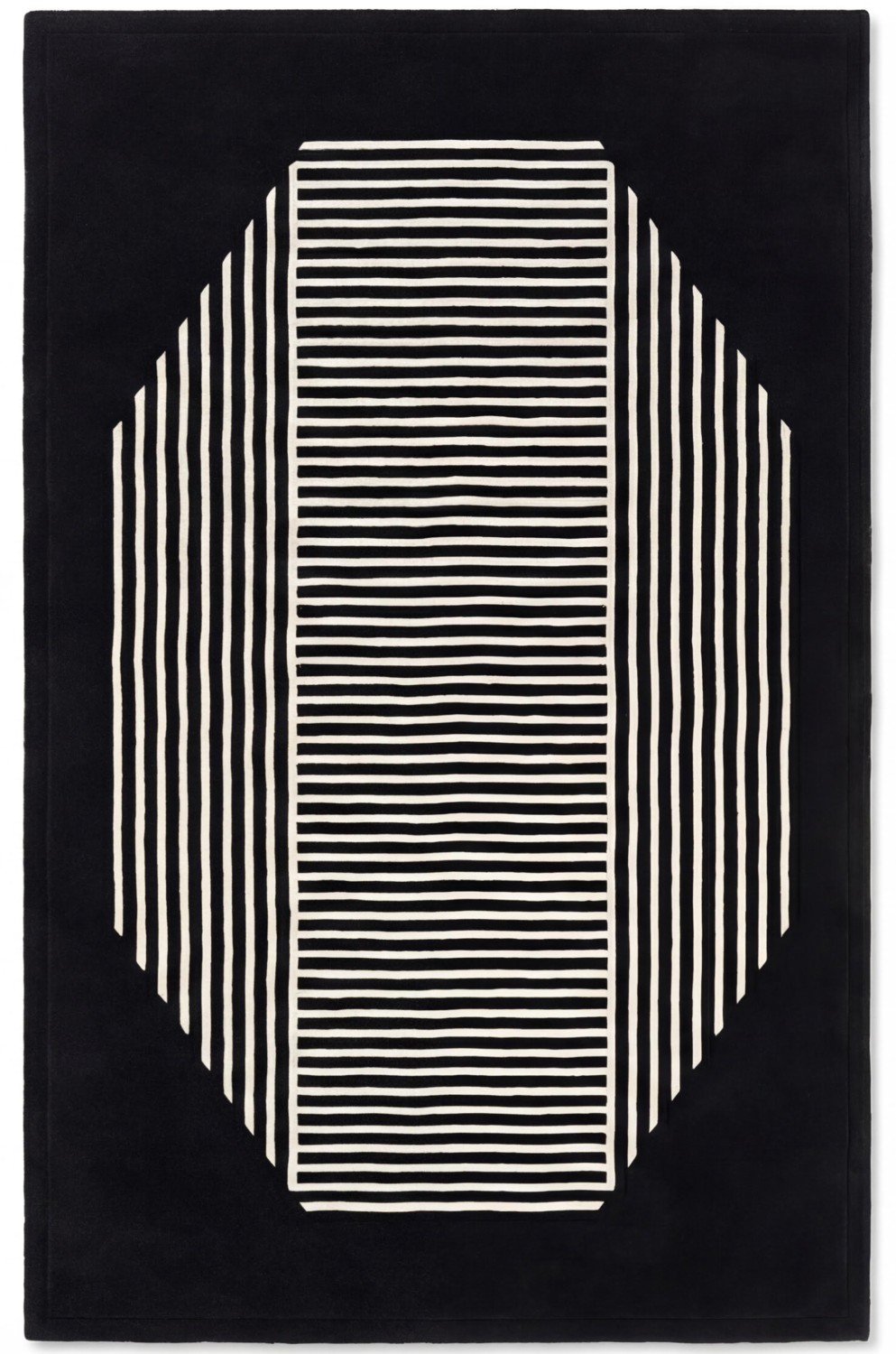 Tapis de luxe Octagon Lines Dark