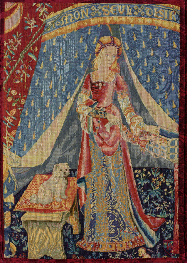 Tapisserie Dame au Chien