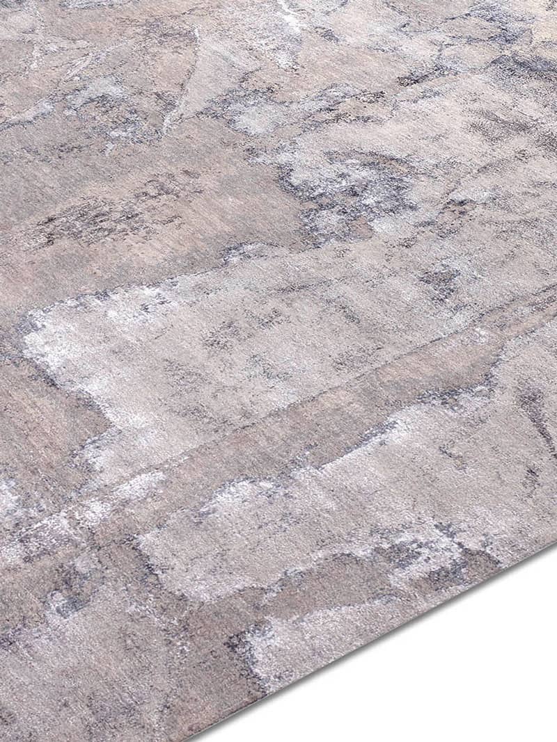 Tapis noué main Gris Luxe