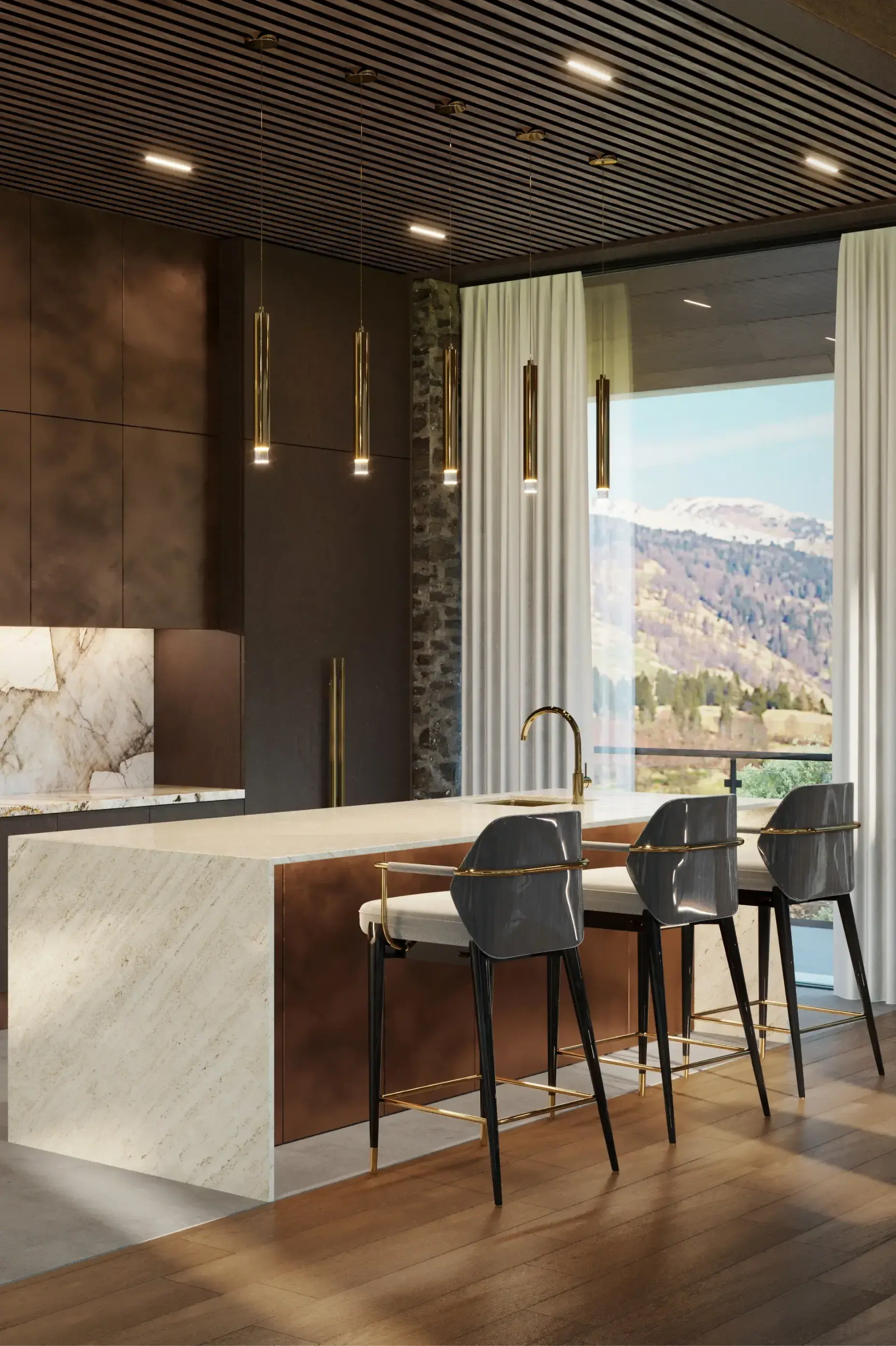 Chaise de Bar Algerone II - 2