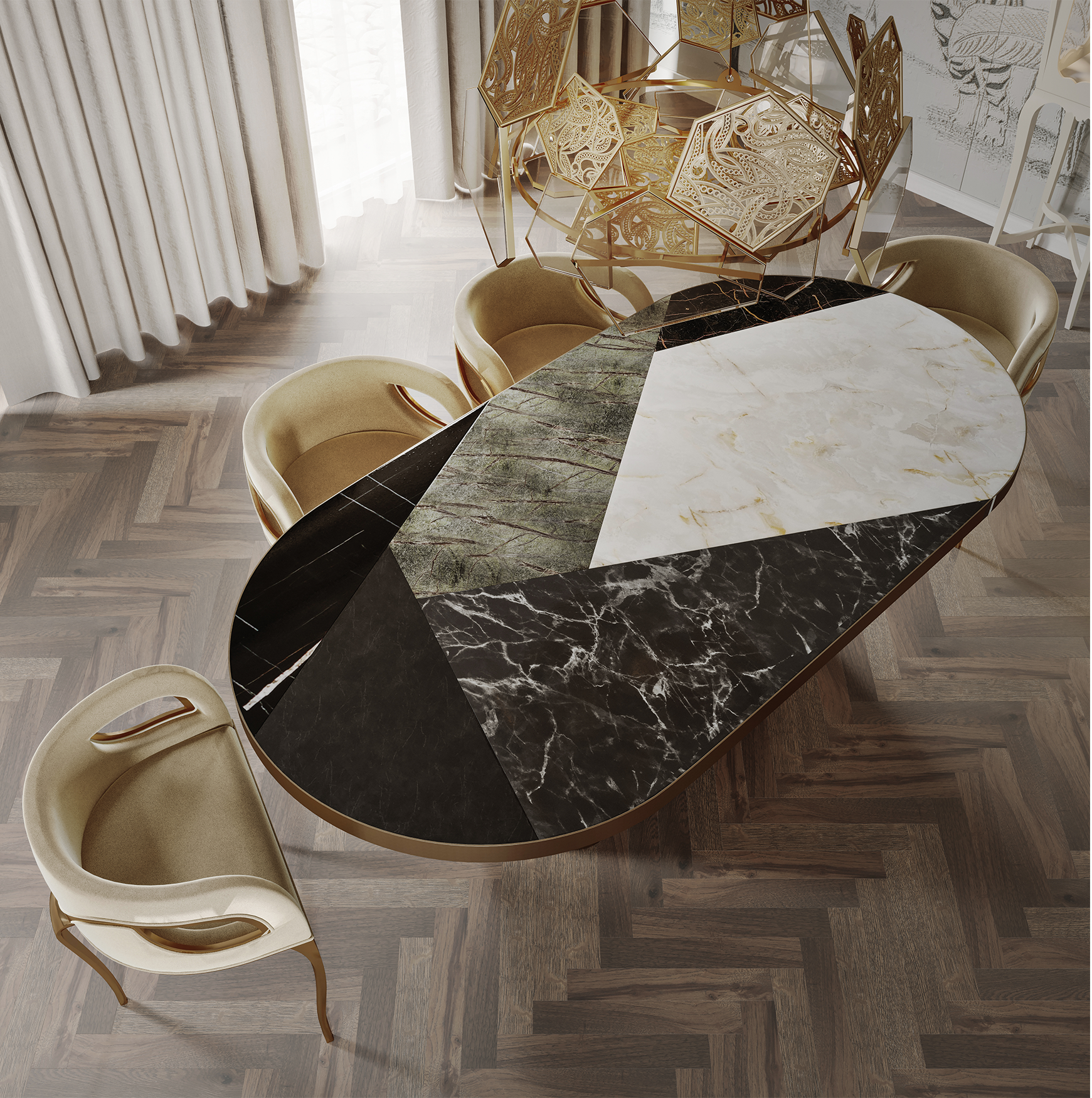 Fauteuil Accent Chandra