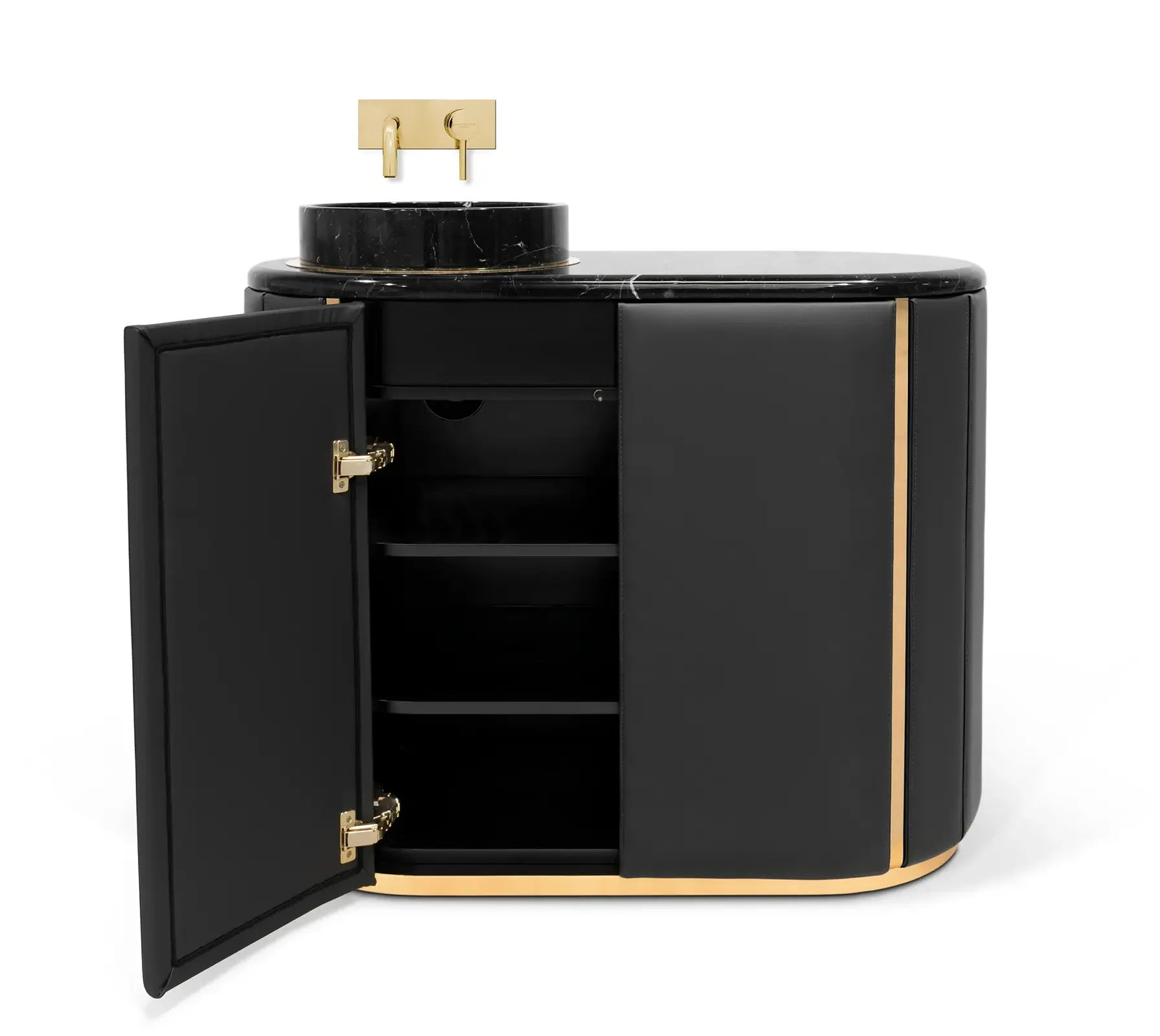 Meuble-Vasque Majestic Black