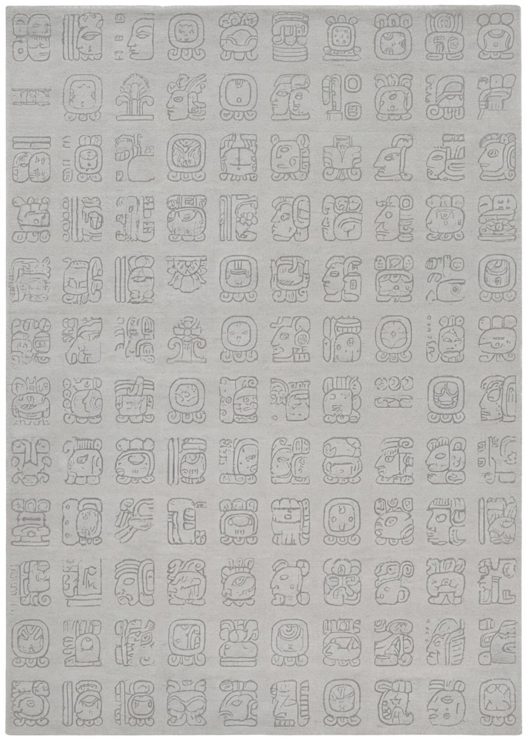 Tapis Symbol Grid Grey
