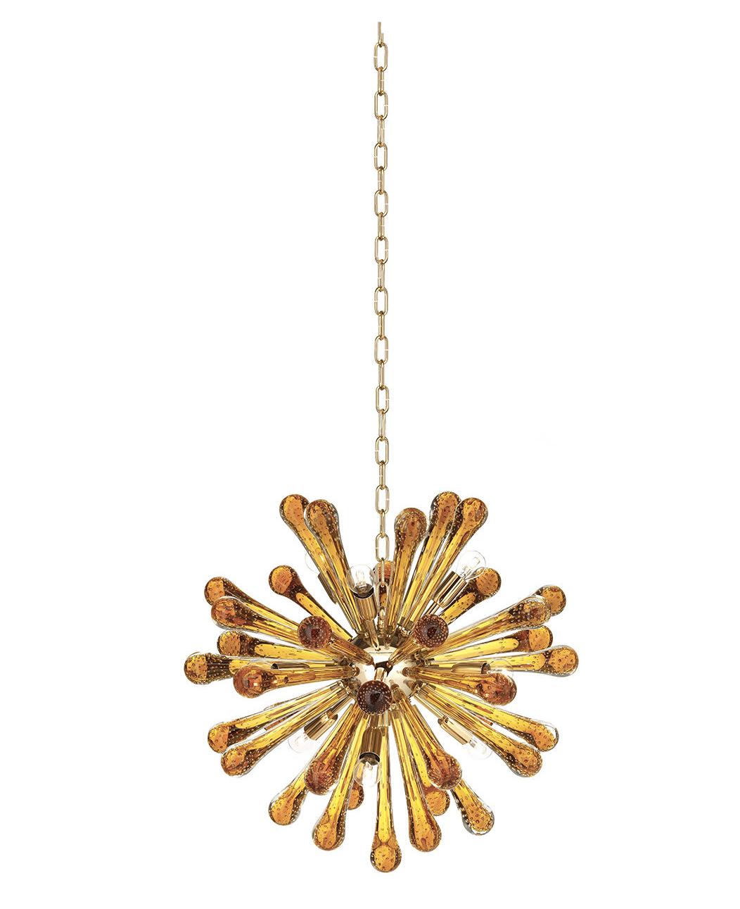 Lustre Sputnik Doré