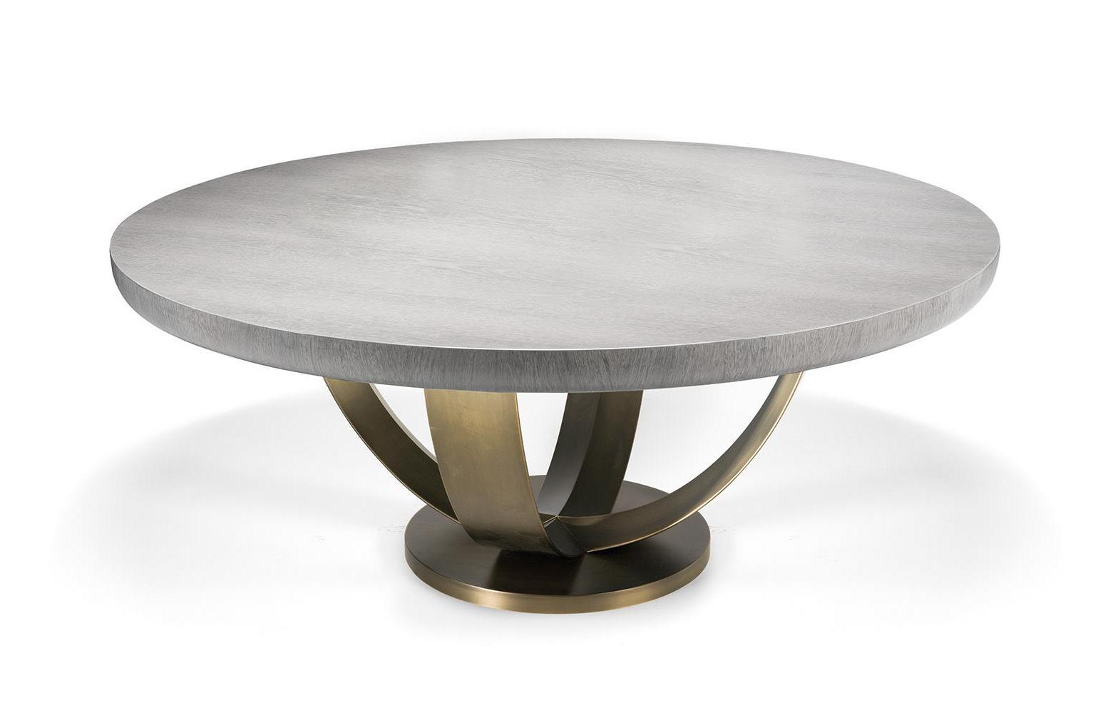 Table à Manger en Bronze Ronde