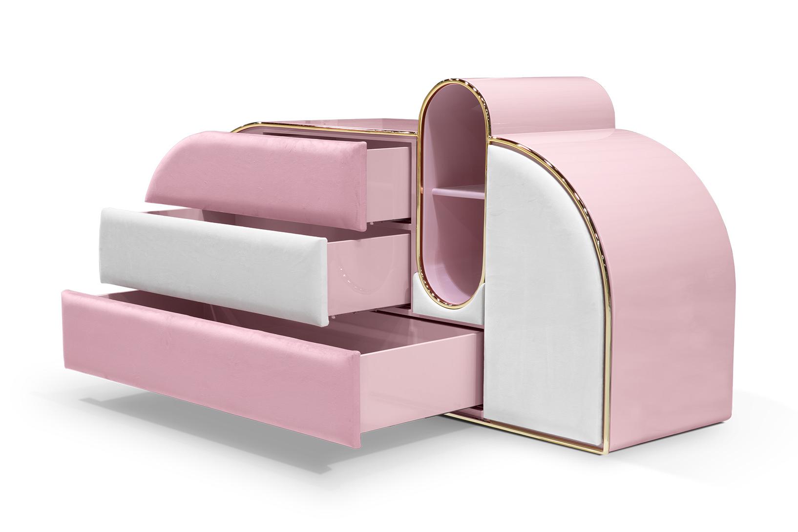 Commode Bubble Gum 3 Tiroirs