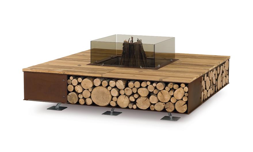 Brasero Toast en bois