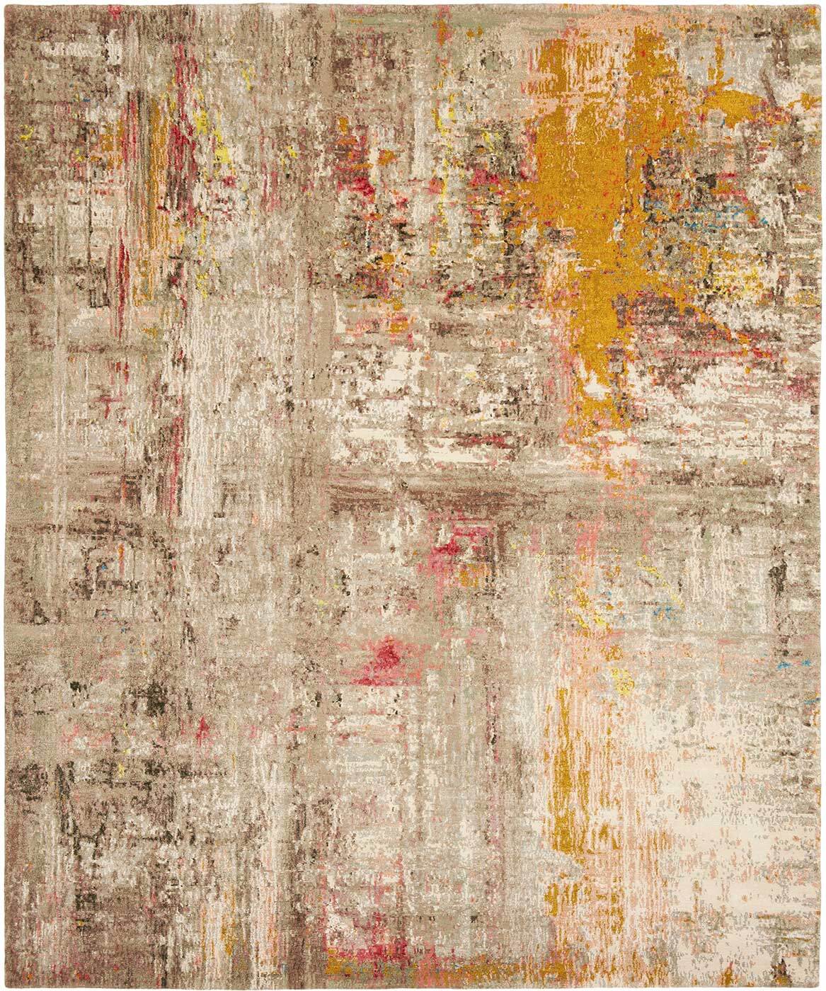 Tapis Artwork 23 Multicolore Orange