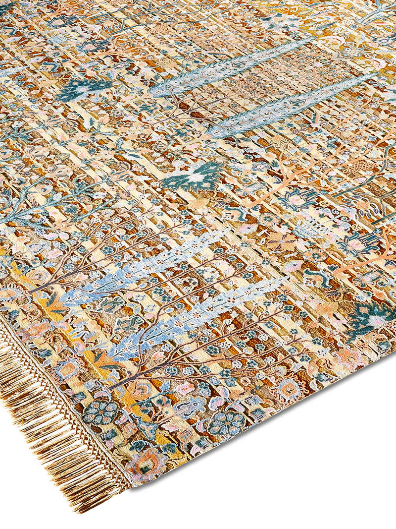 Tapis de luxe Jardin de Pins Doré