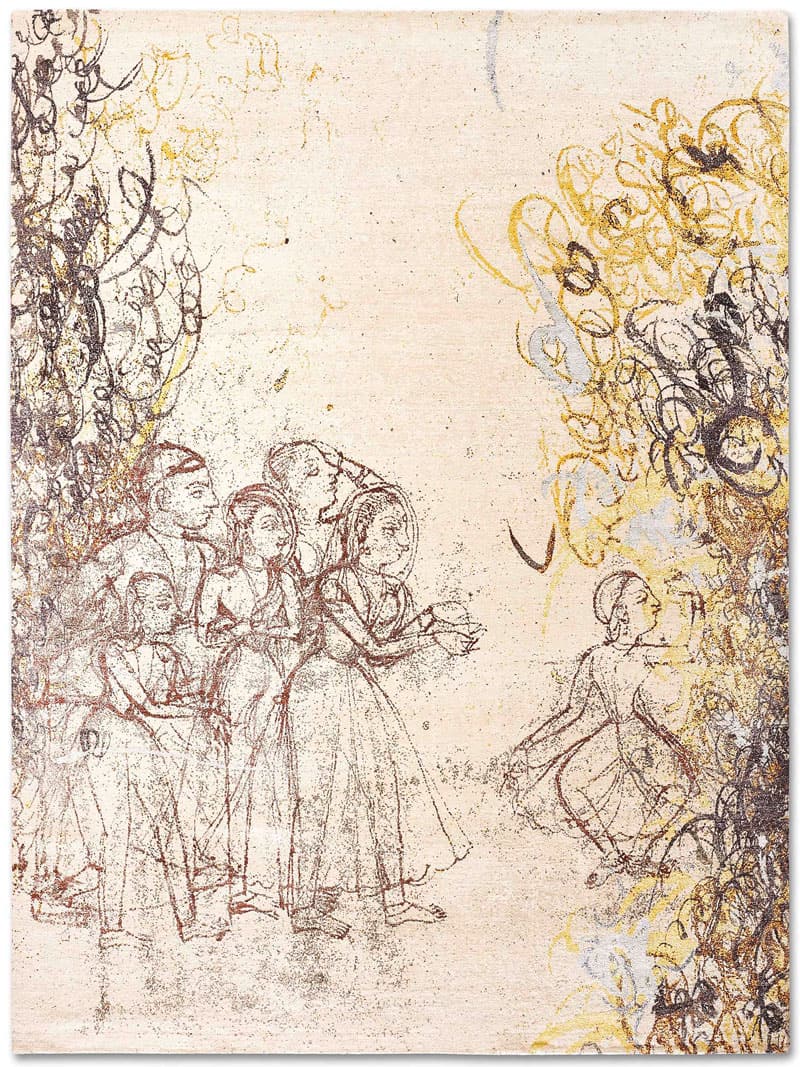 Tapis tissé main Dance