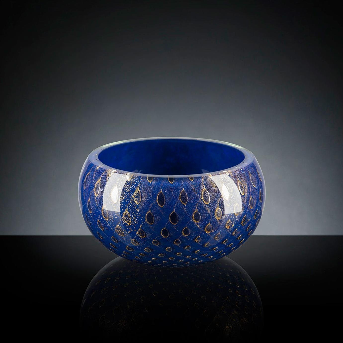 Coupe Mocenigo bleue et or