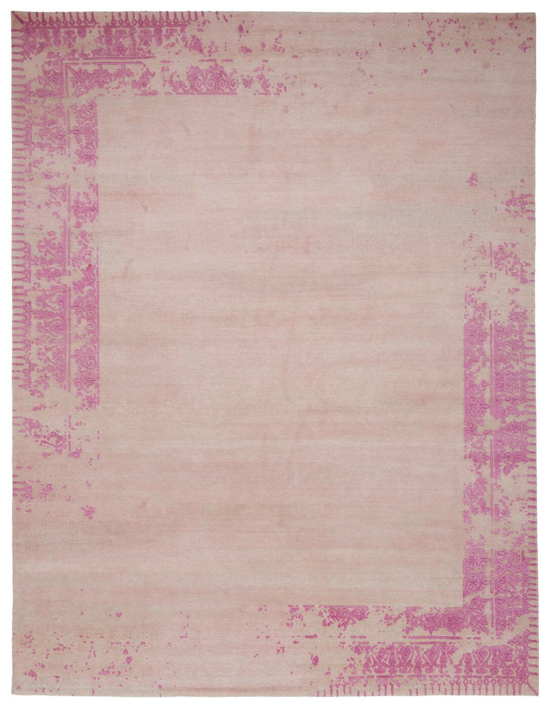 Tapis Ferrara Bordure Spéciale Rose | Taille: 280 x 360 cm