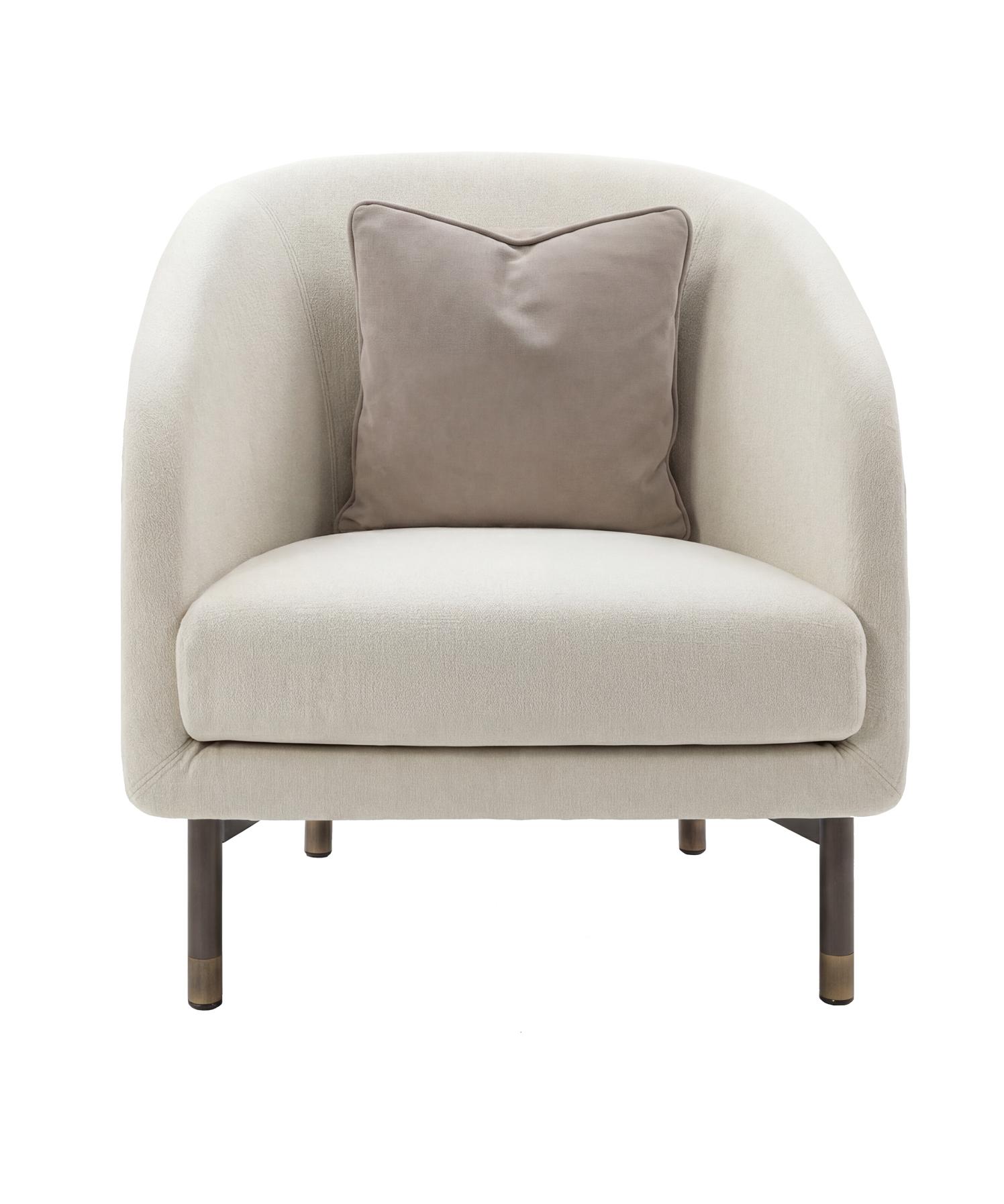 Fauteuil en bouclé Ralph