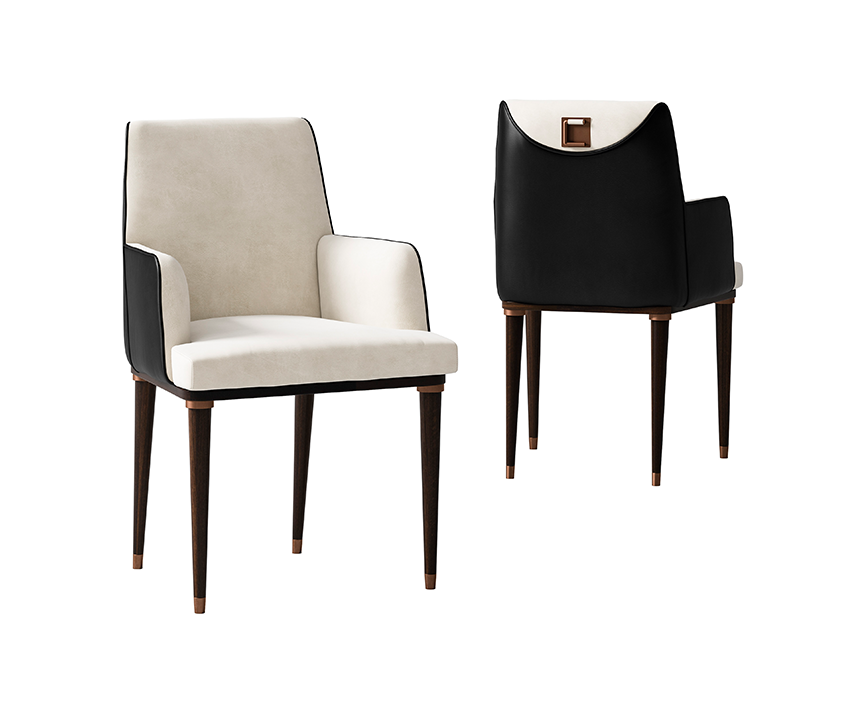 Chaise Noire & Blanche
