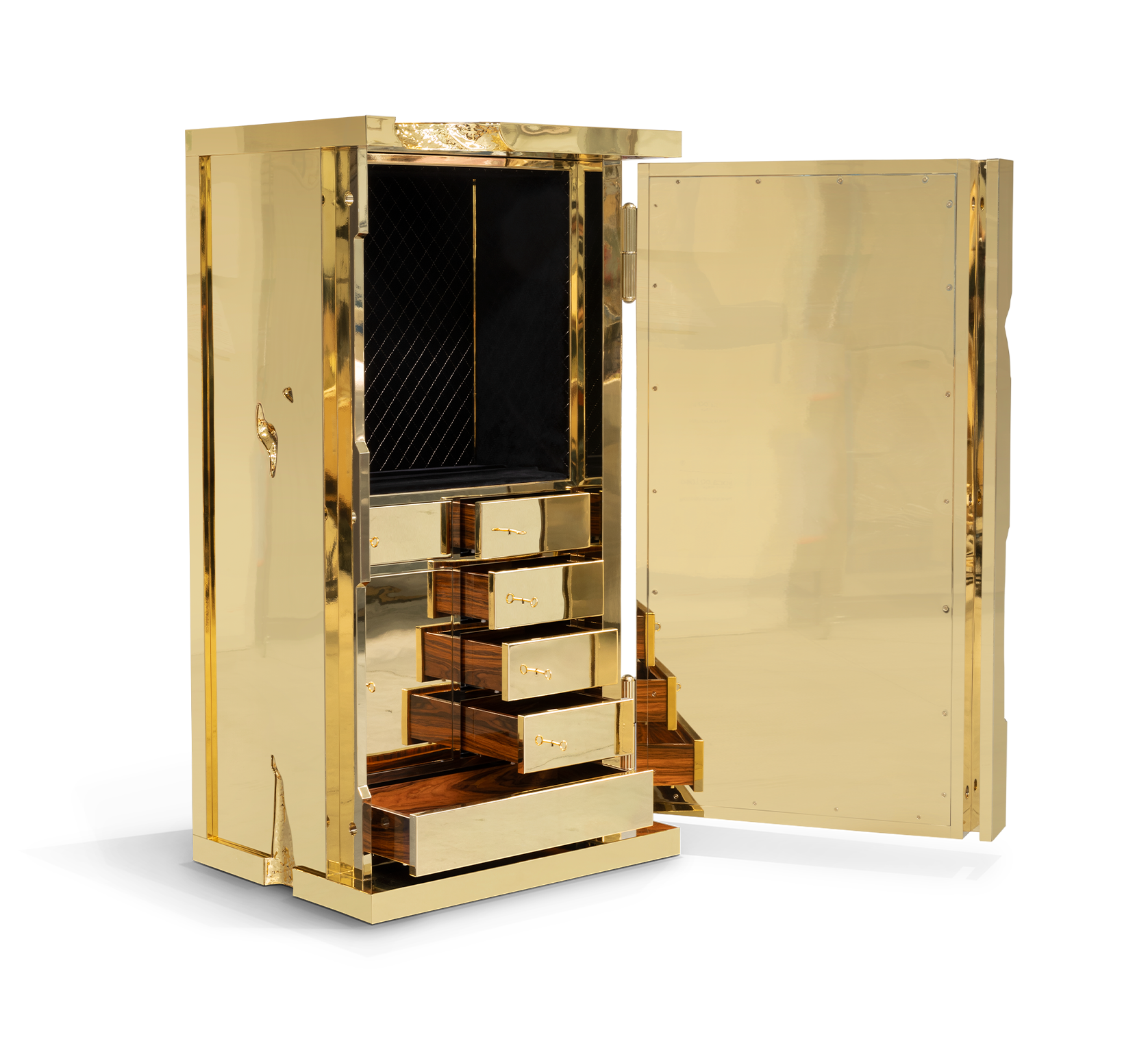 Coffre-Fort Luxe Millionaire Doré