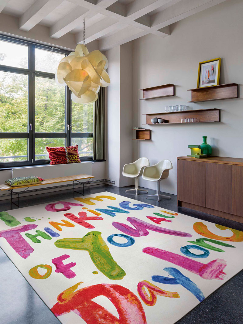 Tapis noué main I Am Thinking... Luxe