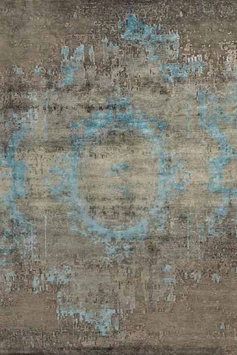 Tapis Indien en Soie de Bambou