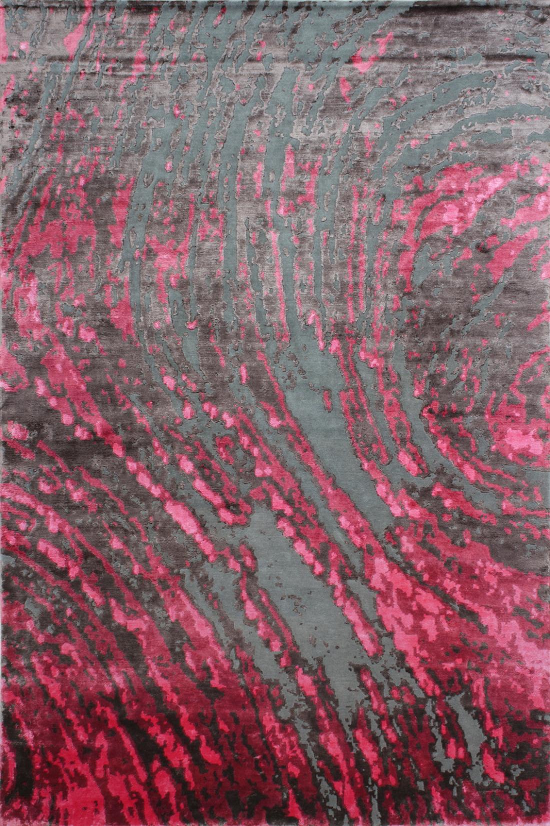Tapis Herbe rose fuchsia