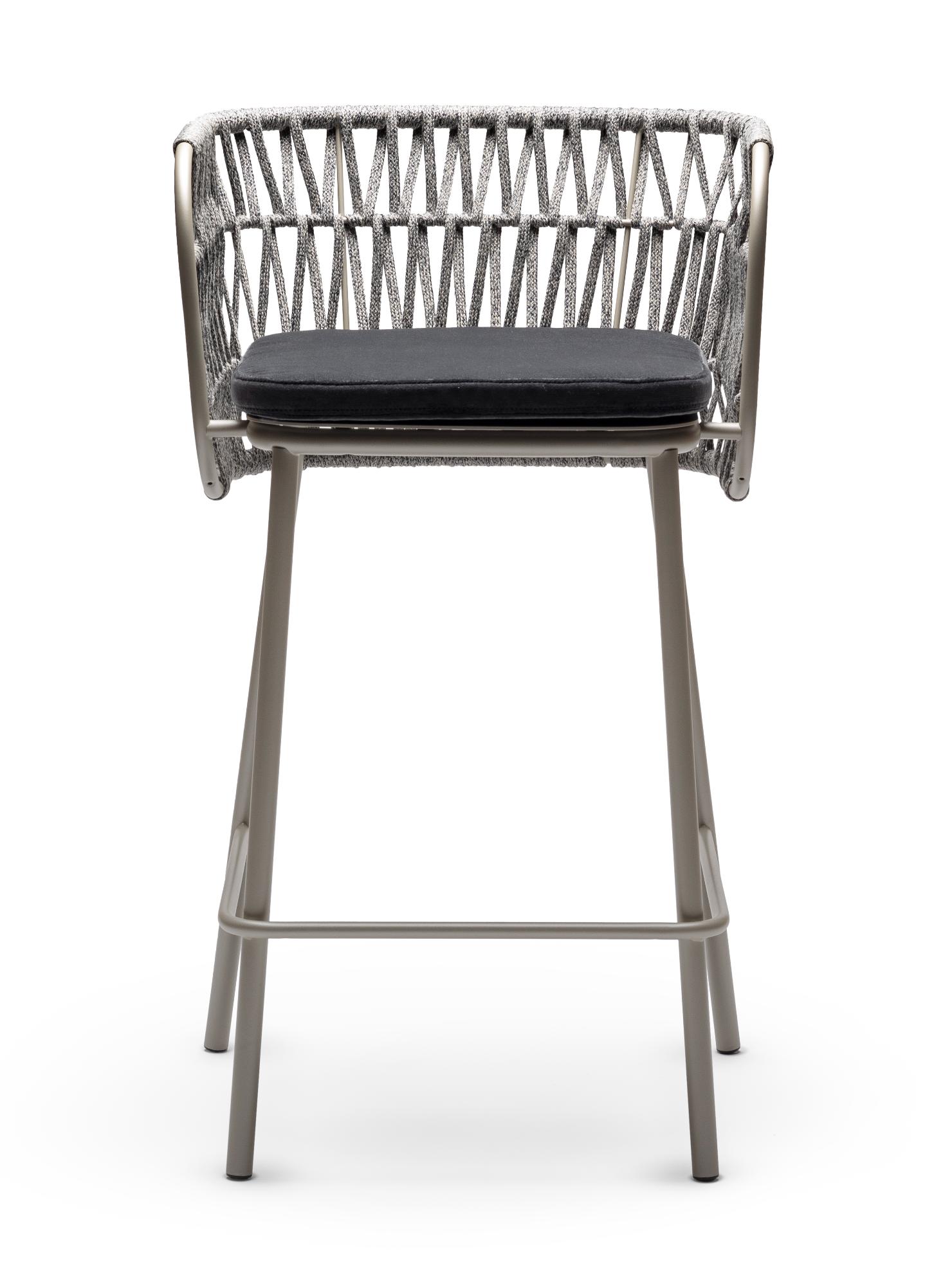 Chaise de Bar d'Extérieur Jujube SG-Int Noir et Sable