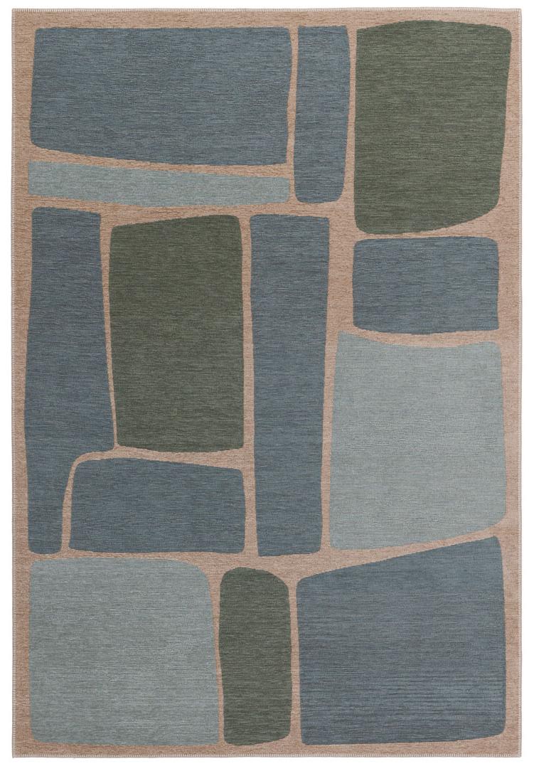Tapis Moderne Chantilly Pierre Turquoise | Taille: 240 × 340 cm