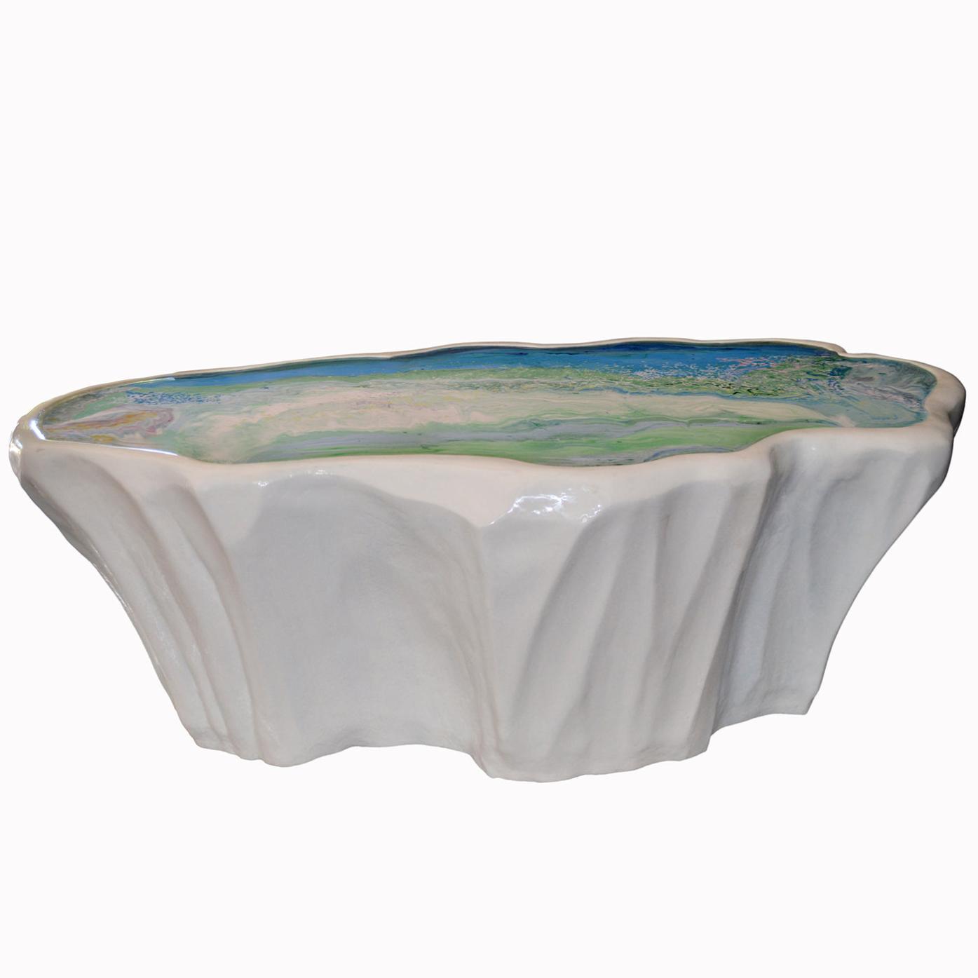 Table basse ovale Iceberg