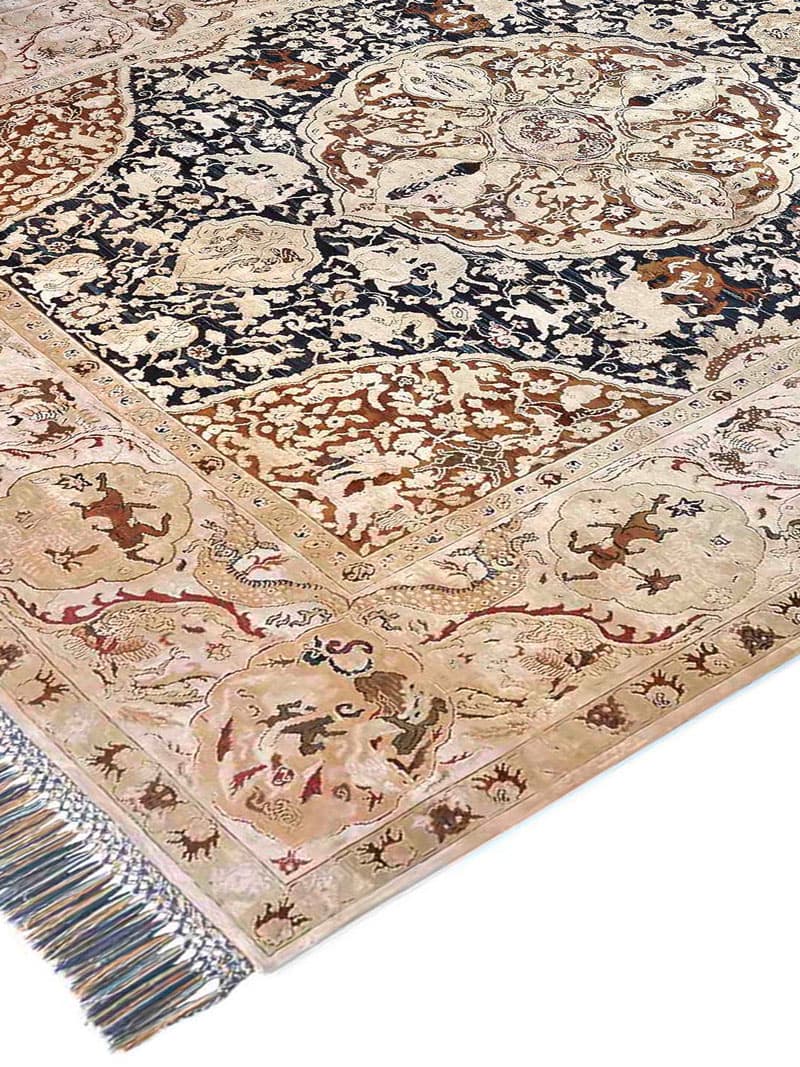Tapis noué main Gold Luxe