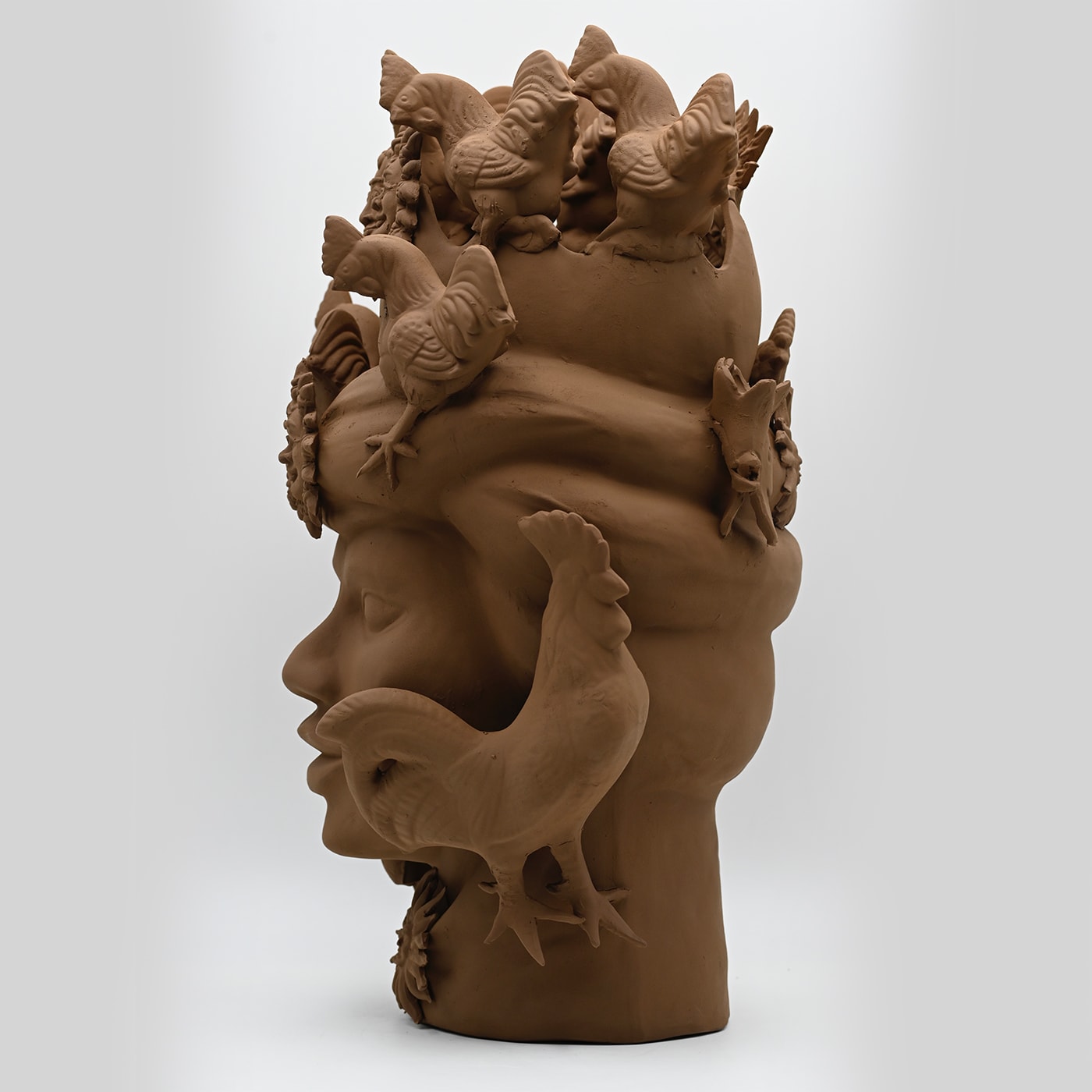 Sculpture Tête De Maure Exquise