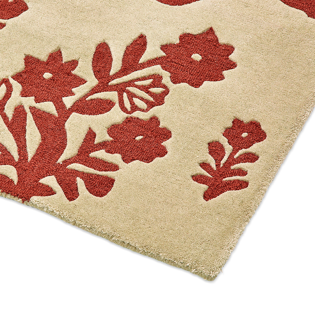 Tapis Woodland Glade Lin / Marron Rouille 146801