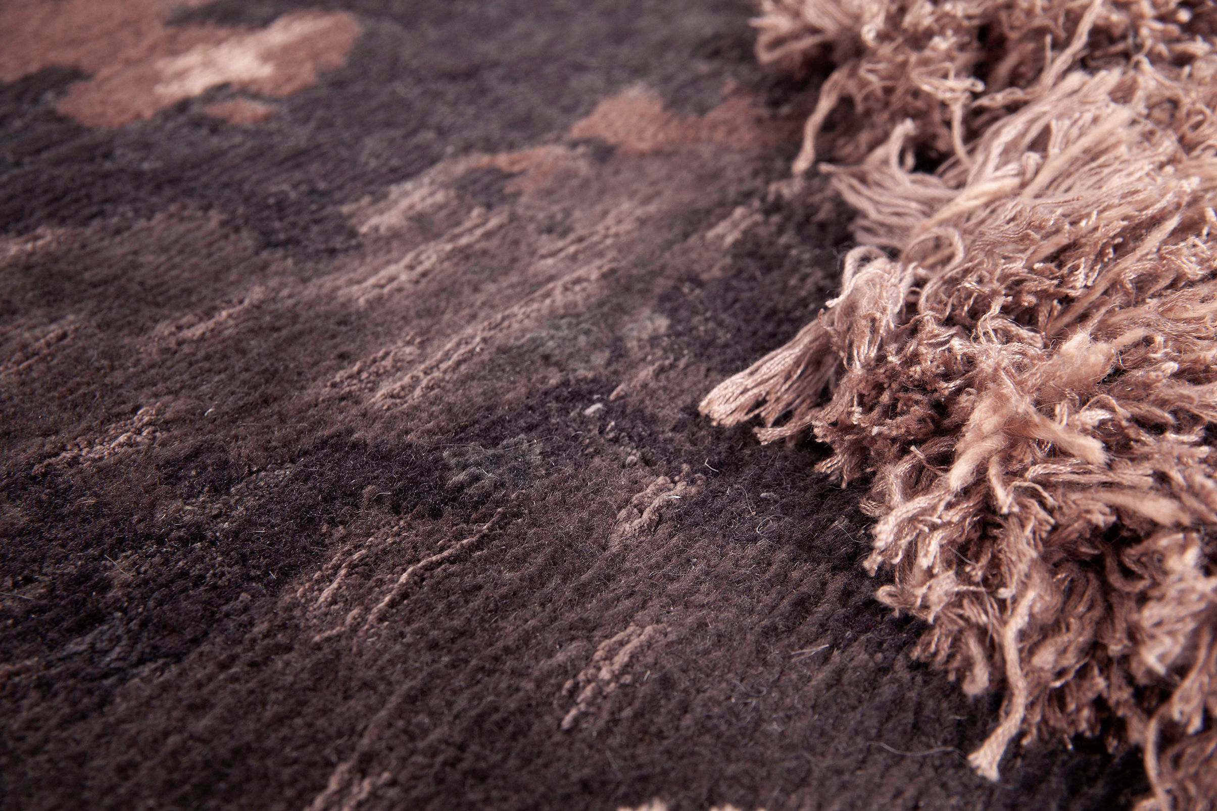 Tapis de Luxe Doré Noué à la Main