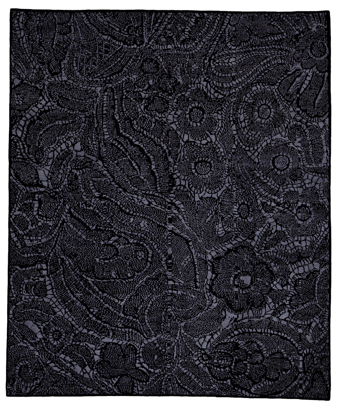 Tapis Dentelle Noire | Taille: 250 x 300 cm