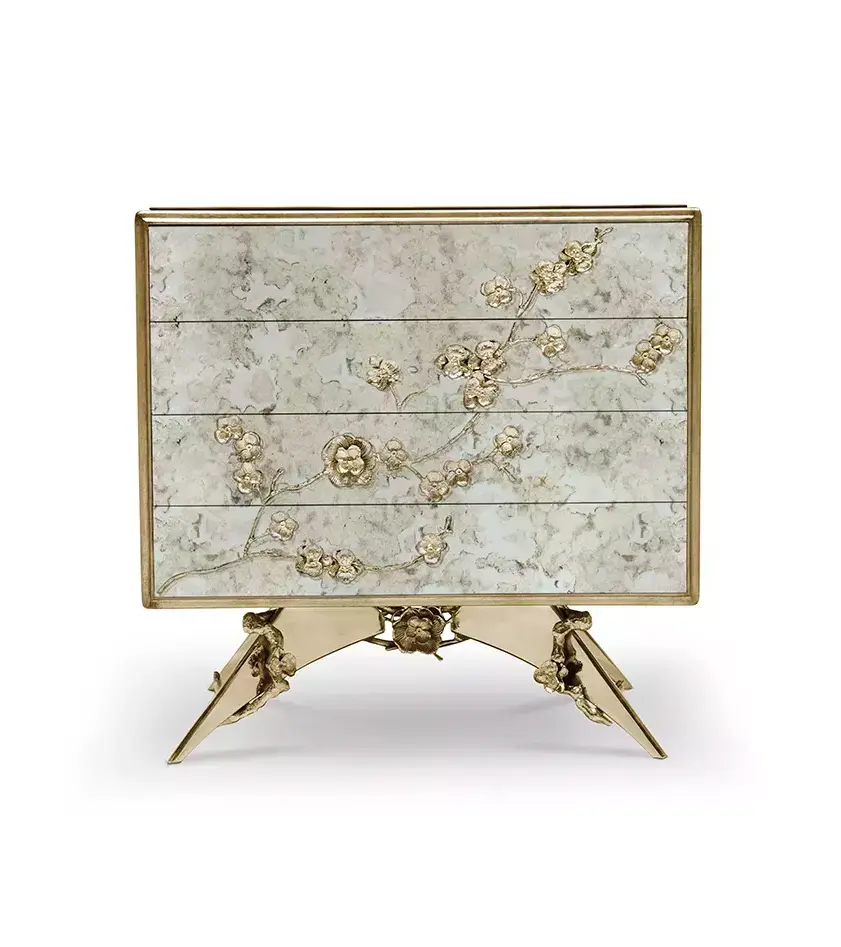 Table de Chevet Miroir Vieilli Spellbound
