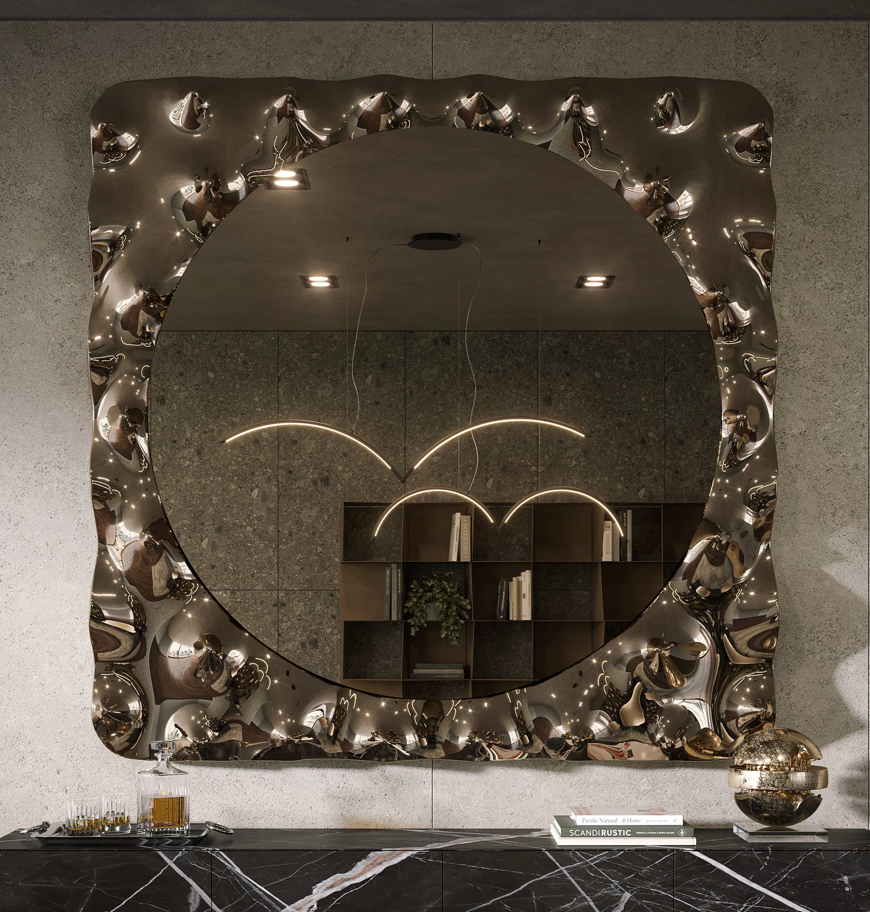 Miroir mural Afrodite Maxi