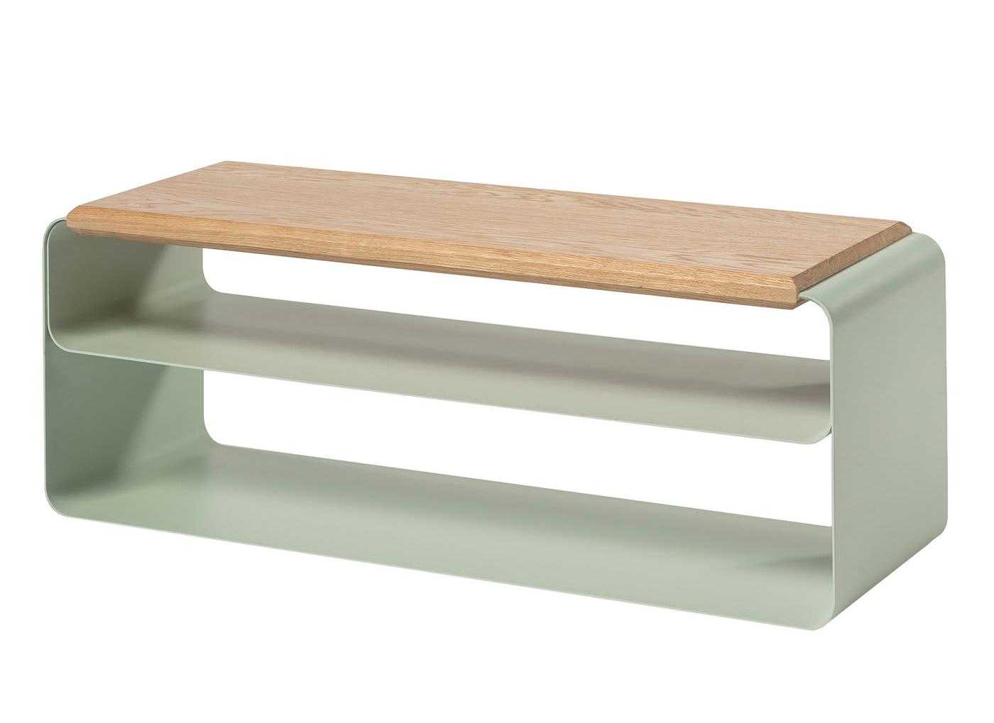 Banc Contemporain Bois & Métal (Var. 1)