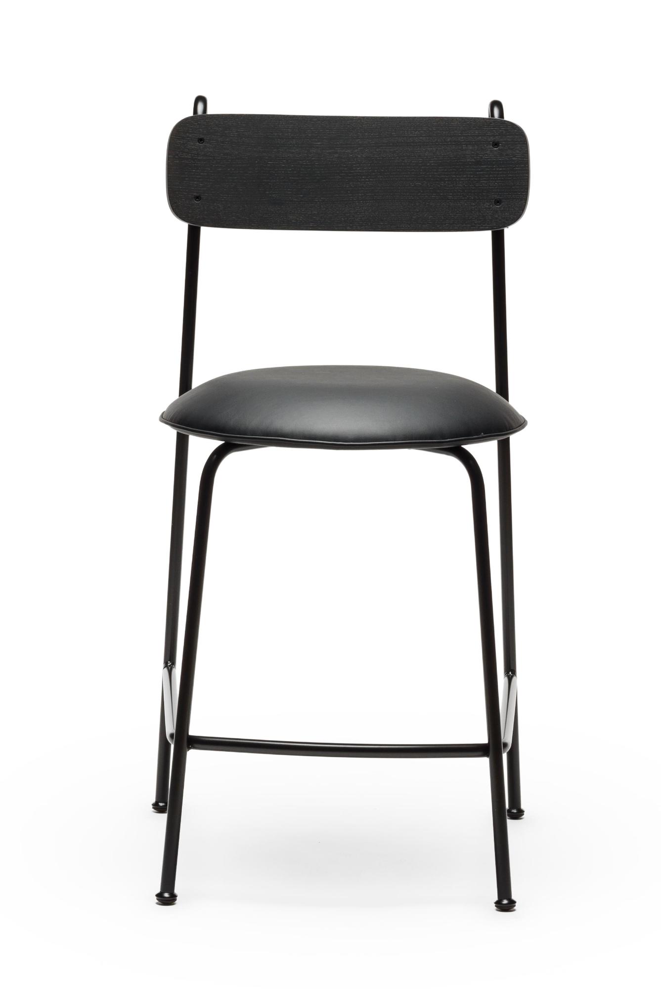 Chaise de Bar Lena SG-65 Noire