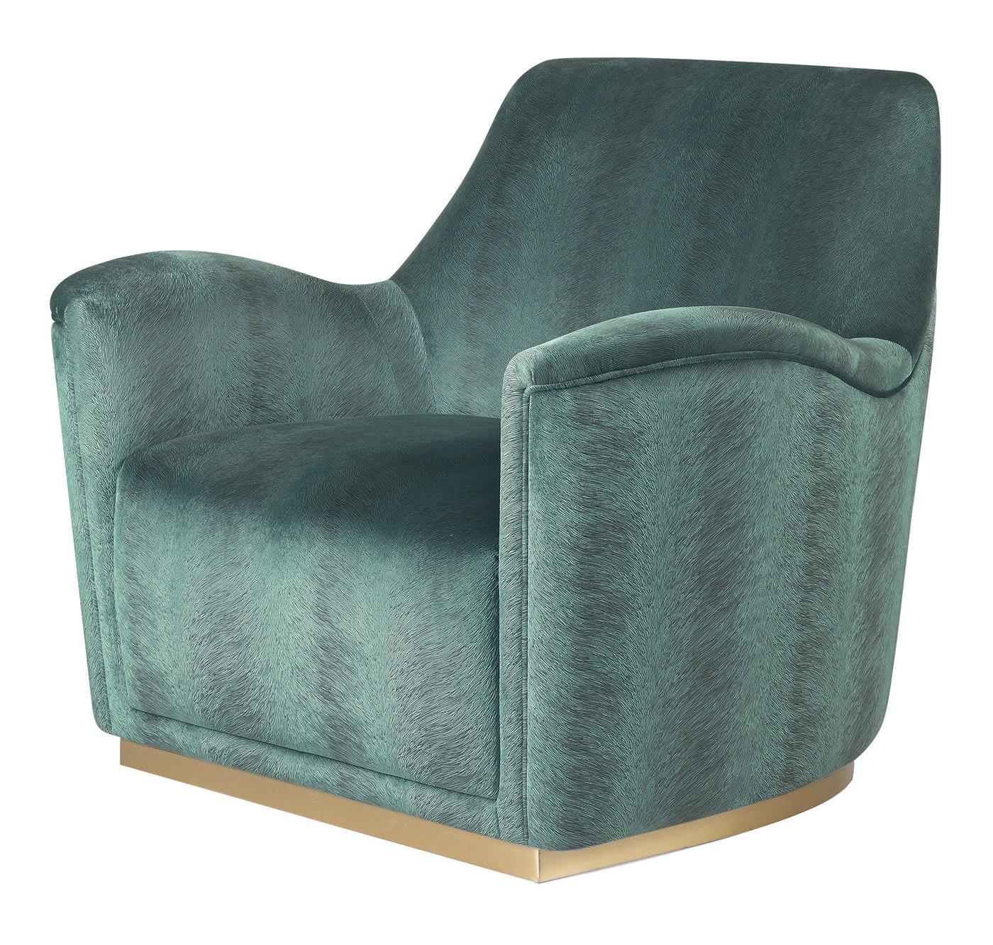 Fauteuil Jacob bleu canard