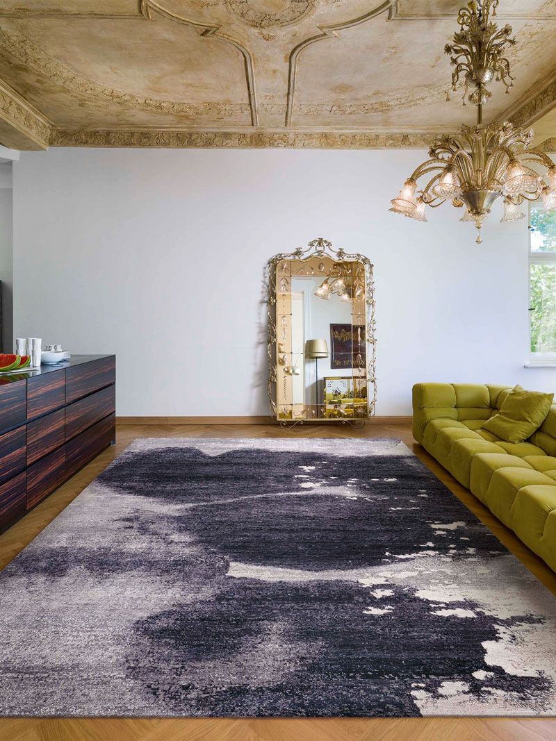 Tapis fait main de luxe Splash Galileo | Taille: 140 x 210 cm