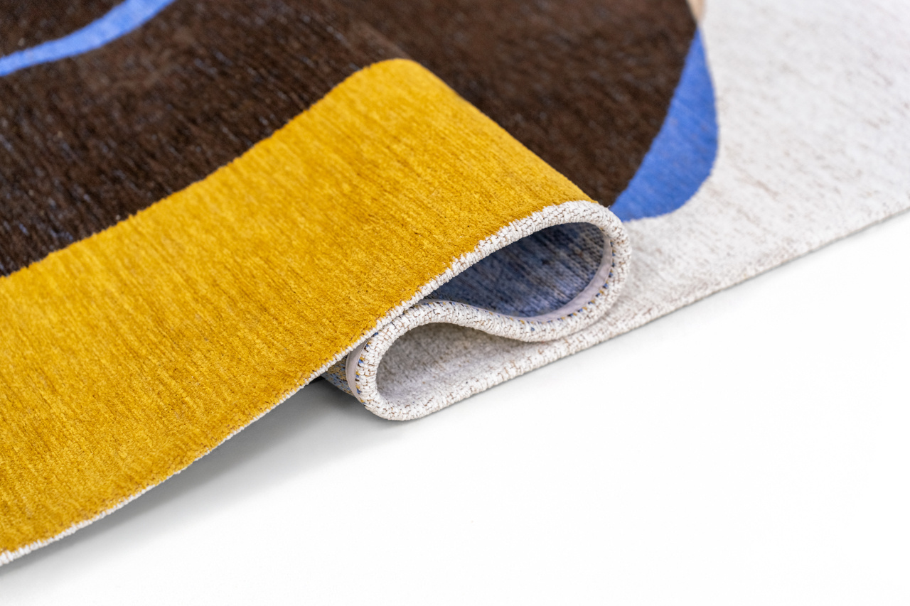 Tapis Stones Sunny Blue | Taille: 280 × 390 cm